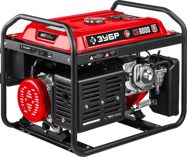 Бензиновый генератор Зубр СБ-8000- фото4
