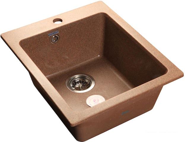 Кухонная мойка GranFest Practic GF-P505 (терракот)- фото