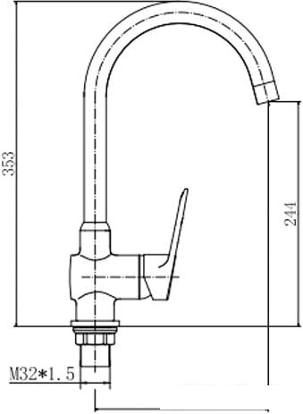 Смеситель Fashun A4007- фото2