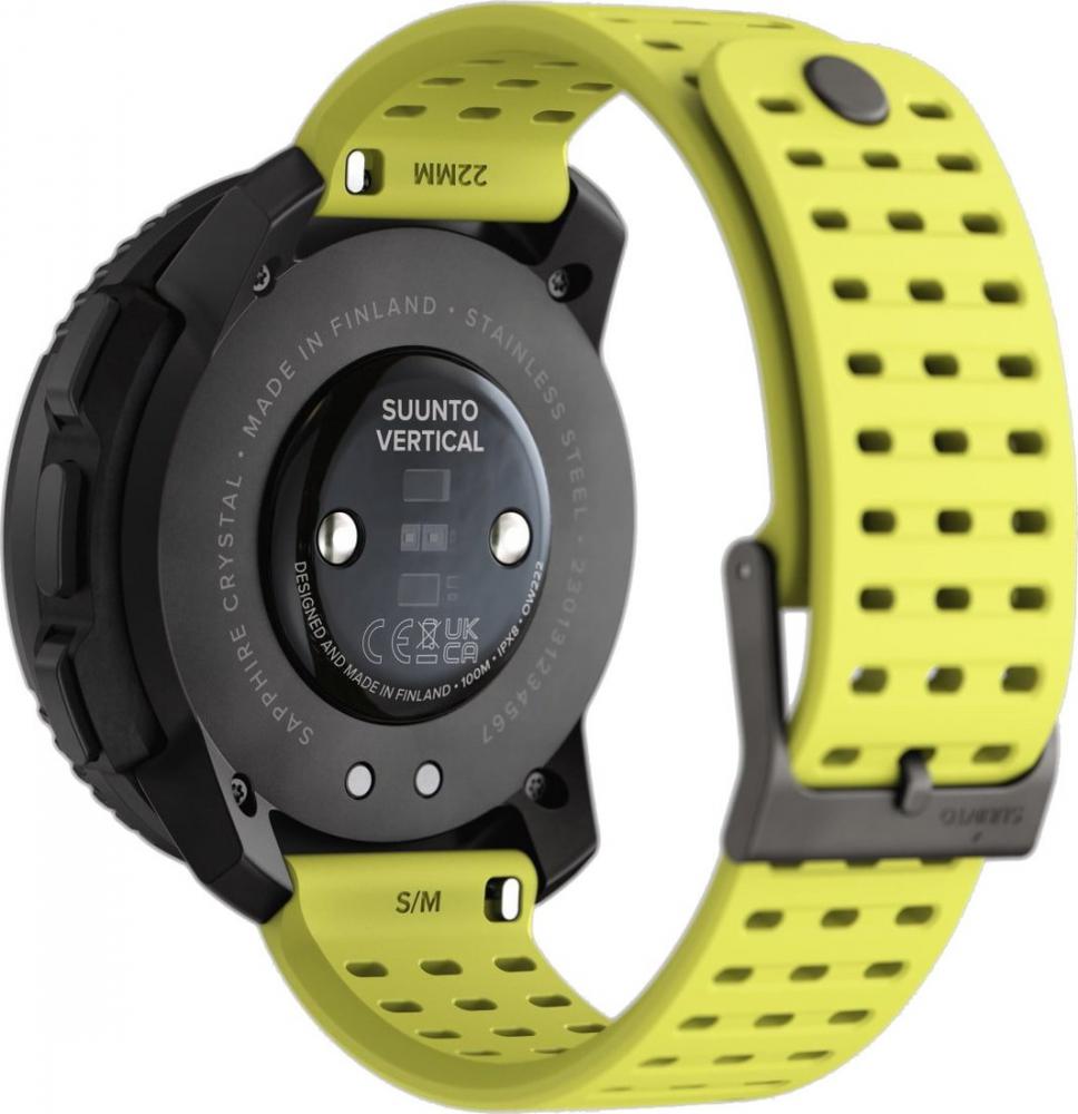 Умные часы Suunto Vertical (черный/лимонный)- фото3