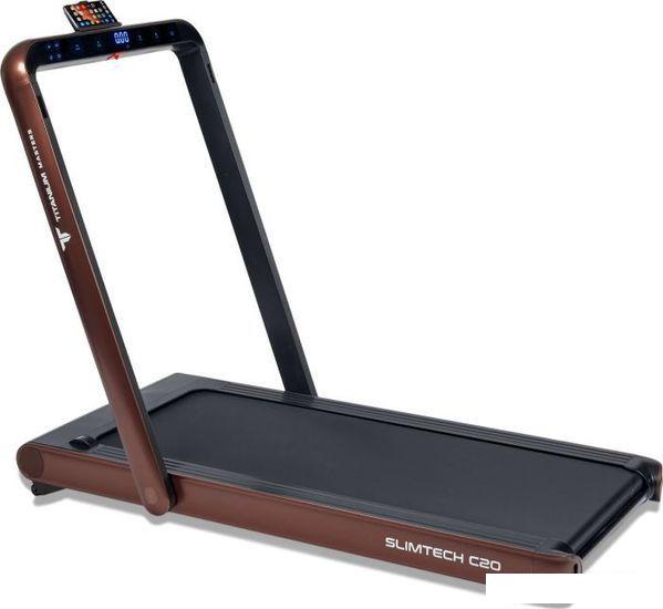 Электрическая беговая дорожка Titanium Masters Slimtech C20 (коричневый)- фото2