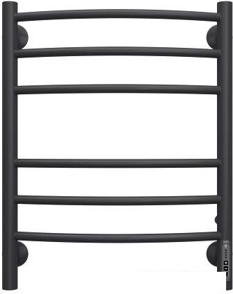 Полотенцесушитель TERMINUS Классик П6 450x600 КС 9005 бп электро (черный)- фото
