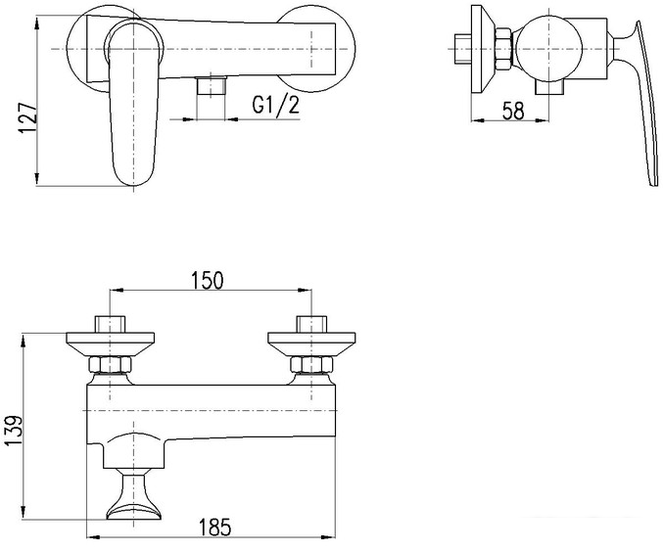 Смеситель Slezak RAV Тигрис TG181.5- фото2