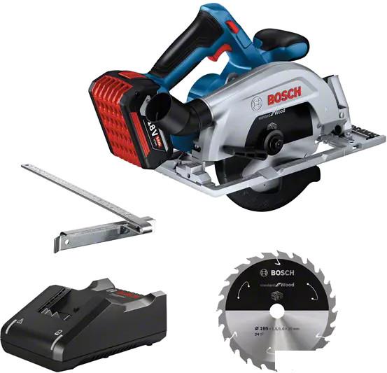 Дисковая (циркулярная) пила Bosch GKS 185-LI Professional 06016C1223 (с 1-м АКБ)- фото