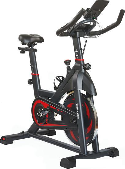 Велотренажер VictoryFit VF-S201 (черный/красный)- фото