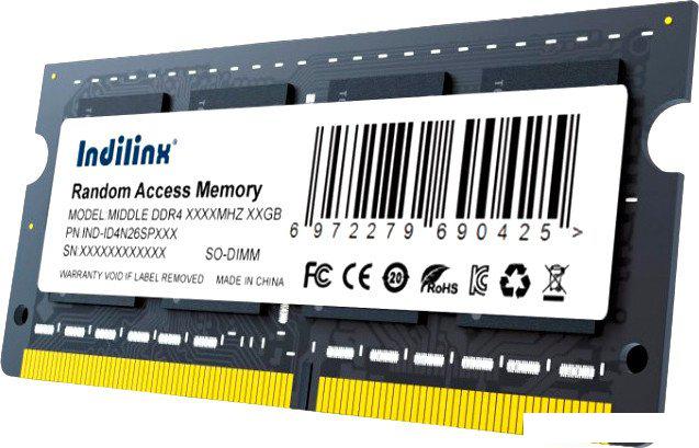 Оперативная память Indilinx 16ГБ DDR4 SODIMM 2666 МГц IND-ID4N26SP16X- фото