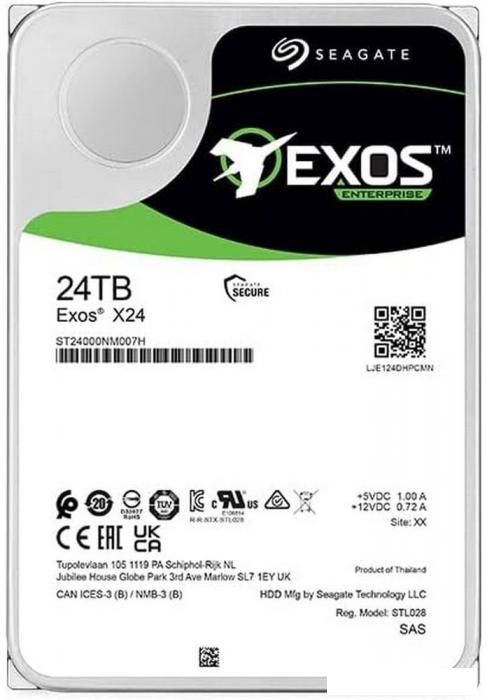 Жесткий диск Seagate Exos X24 24TB ST24000NM007H- фото3