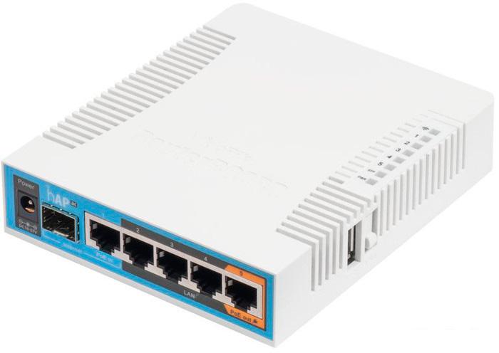 Беспроводной маршрутизатор Mikrotik hAP ac [RB962UiGS-5HacT2HnT]- фото