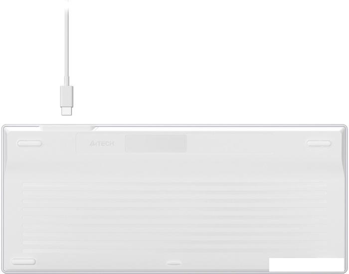 Клавиатура A4Tech Fstyler FX61 (серебристый/белый)- фото3
