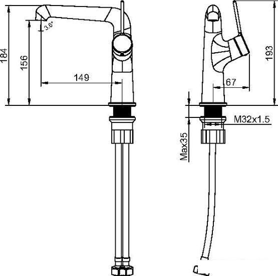 Смеситель Maxonor PL1094-9- фото2