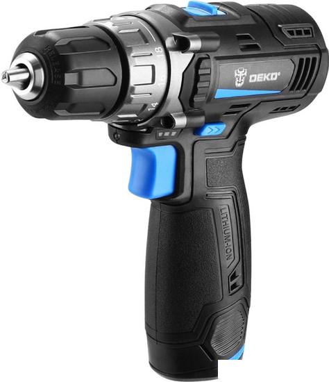 Дрель-шуруповерт Deko DKCD12V PRO 083-1007 (с 2-мя АКБ, кейс)- фото4