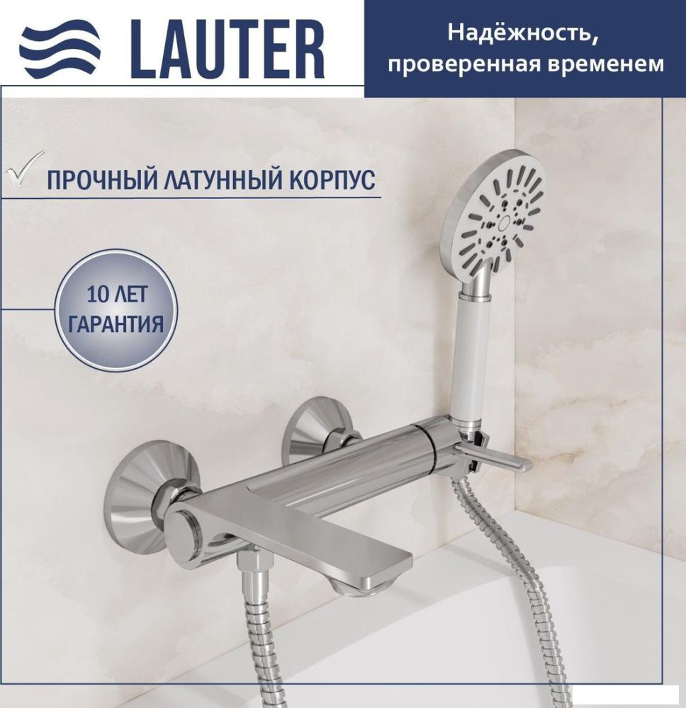 Смеситель Lauter Velvet 21СК6696С с лейкой Nevada 21S10146