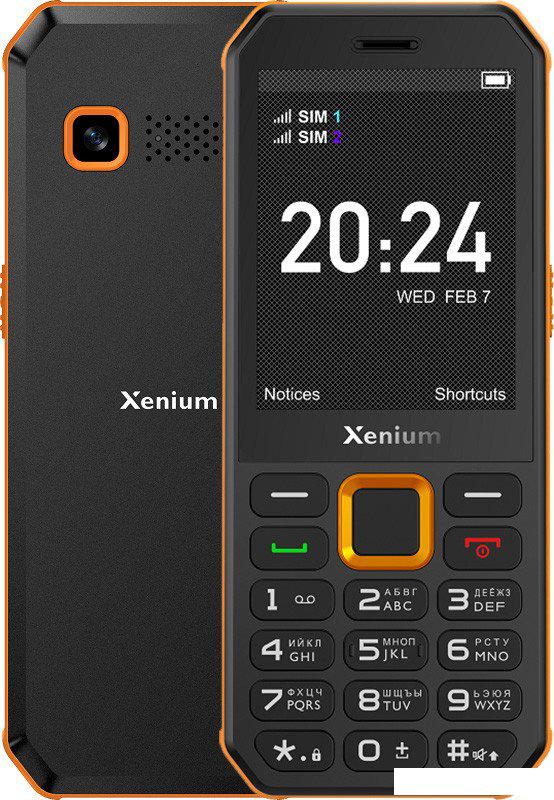Телефон Xenium X300 (оранжевый/черный)- фото