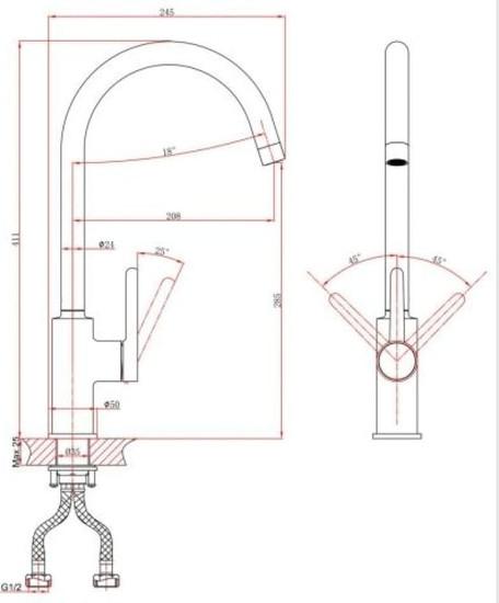Смеситель A-Five A5-1024- фото2