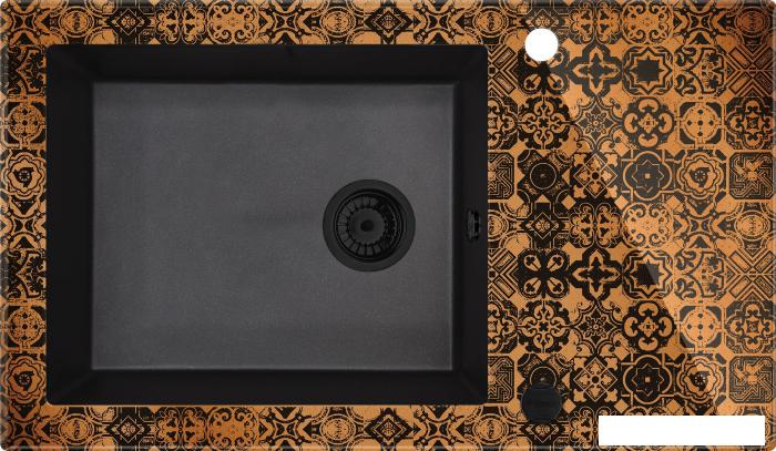 Кухонная мойка Deante Capella ZSC GM2C (графитовый металлик)- фото