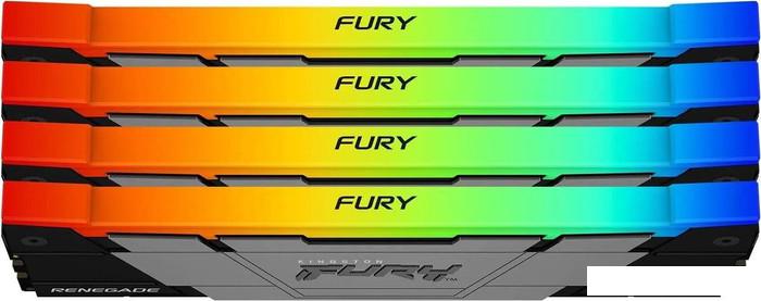 Оперативная память Kingston FURY Renegade RGB 4x8ГБ DDR4 3200 МГц KF432C16RB2AK4/32- фото2