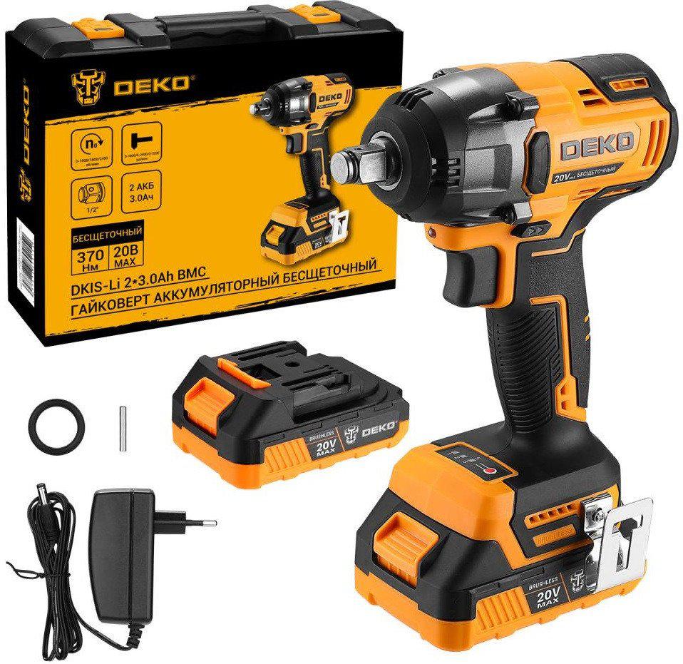 Гайковерт Deko DKIS-Li Set 083-1083 (с 2-мя АКБ, кейс)- фото