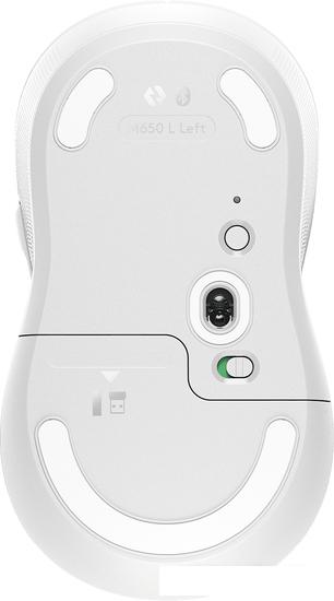 Мышь Logitech Signature M650 L Left для левой руки (белый)- фото3