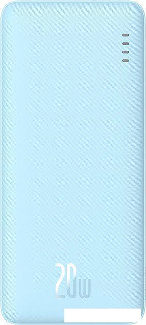Внешний аккумулятор Baseus Airpow Fast Charge Power Bank 20W 10000mAh (голубой)- фото