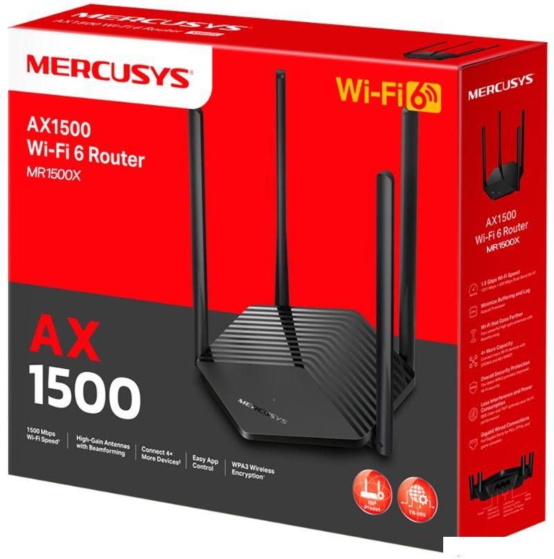 Wi-Fi роутер Mercusys MR1500X- фото3