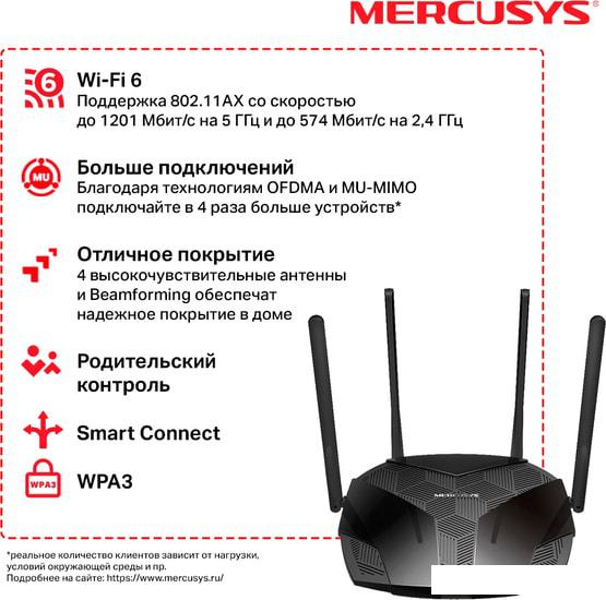 Wi-Fi роутер Mercusys MR70X- фото4