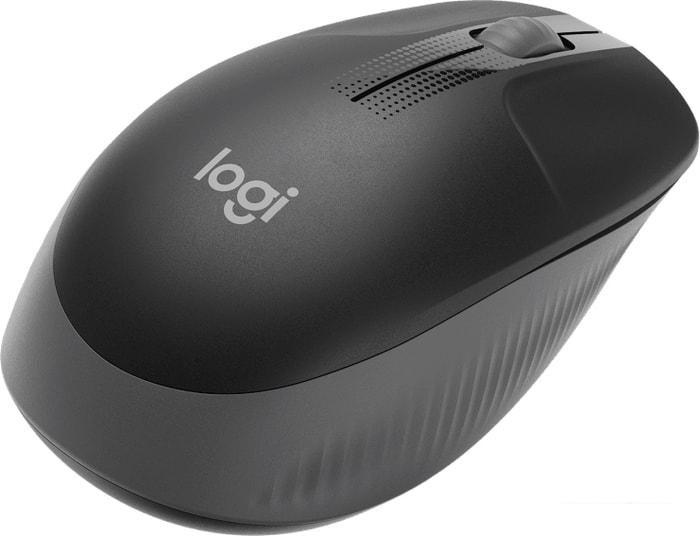Мышь Logitech M190 (черный/темно-серый)- фото4