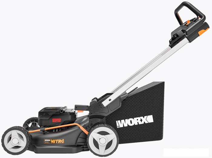 Газонокосилка Worx WG749E (с 2-мя АКБ)- фото2