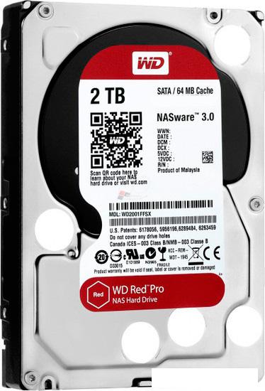 Жесткий диск WD Red Pro 2TB [WD2002FFSX]- фото2