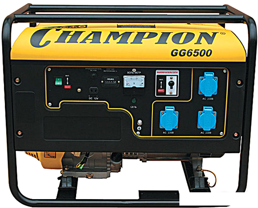 Бензиновый генератор Champion GG6500- фото