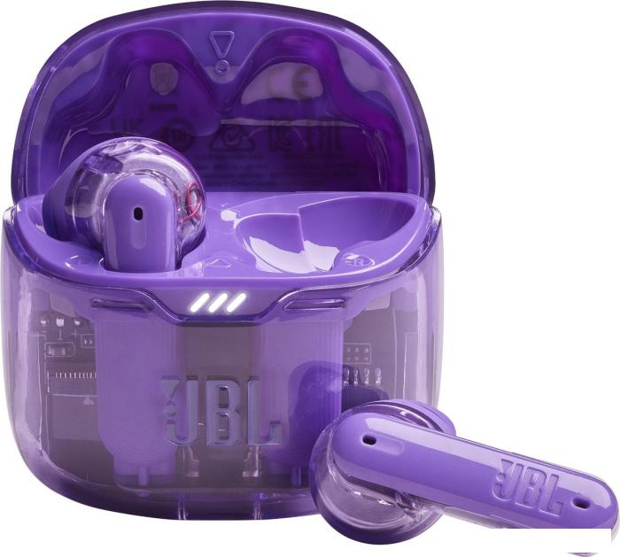 Наушники JBL Tune Flex Ghost (фиолетовый, китайская версия)- фото