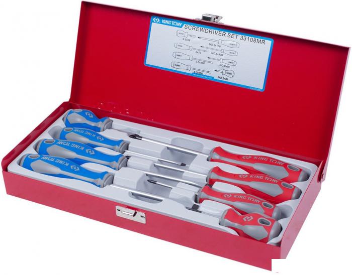 Набор отверток King Tony 33108MR (8 предметов)- фото2