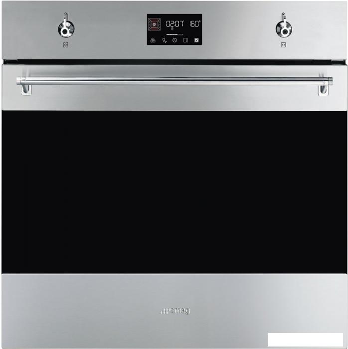 Электрический духовой шкаф Smeg SO6302TX- фото