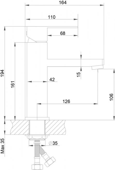 Смеситель Ekko E10803- фото2