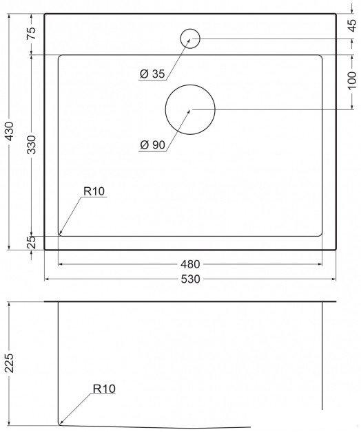 Кухонная мойка Emar EMB-115 PVD Nano Satine- фото2