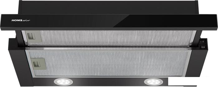 Кухонная вытяжка HOMSair Flat 60 Glass (черный)- фото3