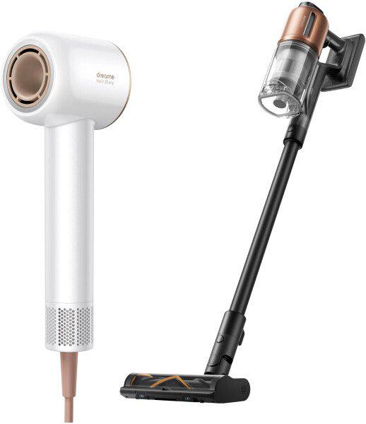 Пылесос Dreame Cordless Vacuum Cleaner Z20 VZV16A + Фен Dreame hairdryer Glory White AHD6A-WH (евровилка)- фото2