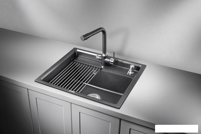 Кухонная мойка Granula KS-6003 (черный)- фото2