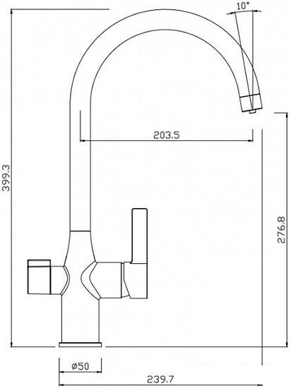 Смеситель IDDIS Pure PURSBFJi05- фото2