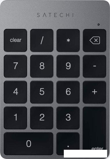 Цифровой блок Satechi Aluminum Slim Rechargeable Bluetooth Keypad (серый космос)- фото