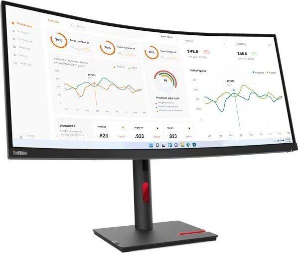 Монитор Lenovo ThinkVision T34w-30 63D4GAS1CB- фото2