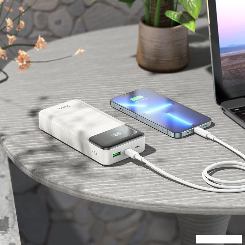 Внешний аккумулятор Hoco J102A Cool 20000mAh (белый)- фото3