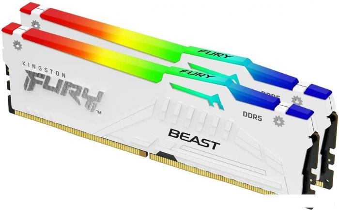 Оперативная память Kingston FURY Beast RGB 2x16ГБ DDR5 6000 МГц KF560C30BWAK2-32- фото2