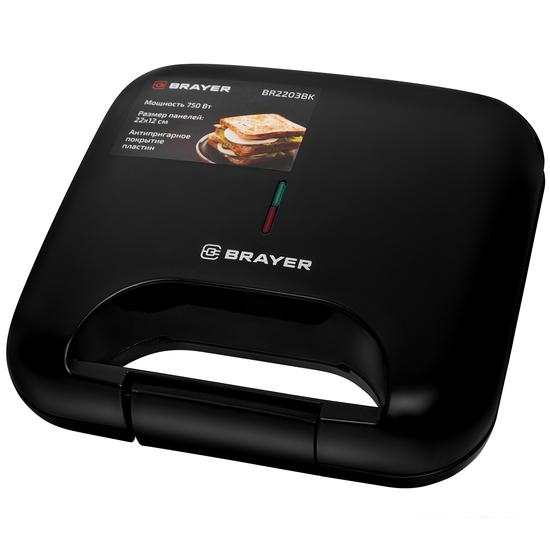 Сэндвичница Brayer BR2203BK- фото2