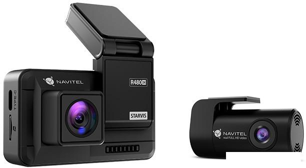 Видеорегистратор-GPS информатор (2в1) NAVITEL R480 2K- фото