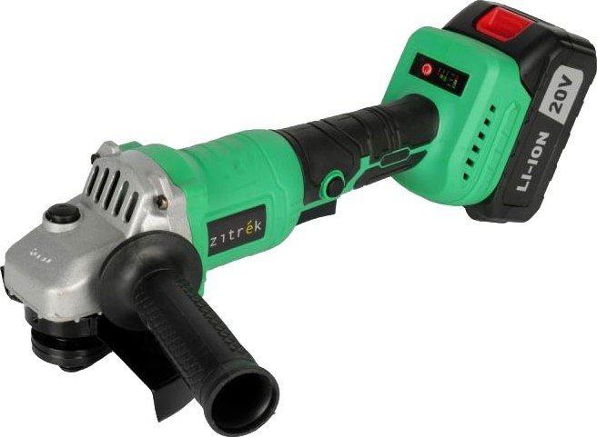 Угловая шлифмашина Zitrek ZKAG20-125 PRO 083-1079 (с 2-мя АКБ, кейс)- фото4