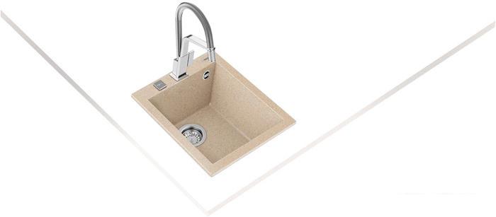 Кухонная мойка TEKA ForSquare 34.40 TG (авена бежевый)- фото2