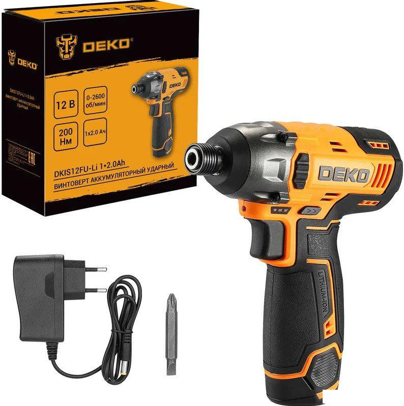 Винтоверт Deko DKIS12FU-Li 085-1110 (с 1-им АКБ)- фото