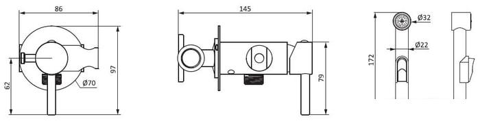 Смеситель Damixa Option 211000000- фото2