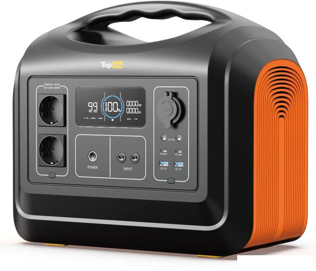 Портативная зарядная станция TopON TOP-X1800 (черный/оранжевый)- фото2
