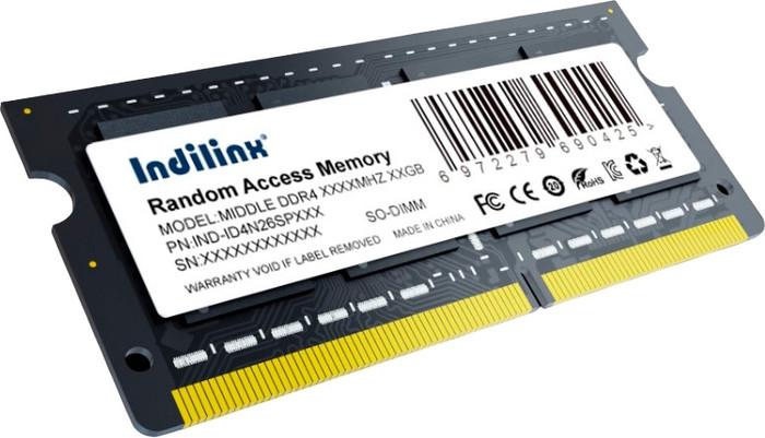 Оперативная память Indilinx 8ГБ DDR4 SODIMM 3200 МГц IND-ID4N32SP08X- фото2